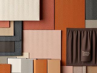 Nuancier de couleurs et textures pour un projet de design